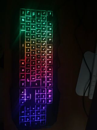 Teclado Gaming RGB Negro