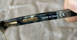 Gafas Tom Ford Montura Negra y gris