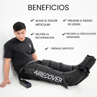 Masajeador de piernas y pies cansados AIRECOVER