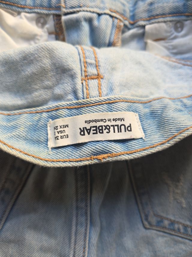 Shorts vaqueros Pull&Bear desgastados