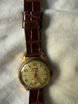 Reloj Dogma Dorado y Marrón