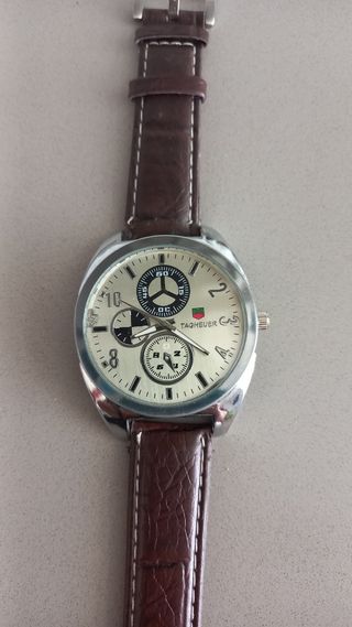 Reloj TAG Heuer Marrón y Plateado
