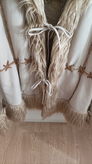 Chaqueta antelina forrada pelo