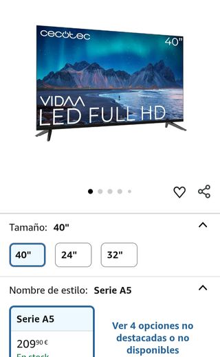 Cecotec Smart TV LED 40 Full HD