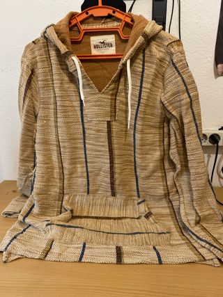 Sudadera Hollister Hombre Marrón Multicolor