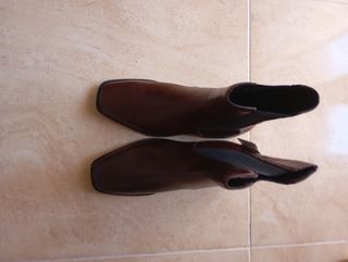 Botines marrones de piel