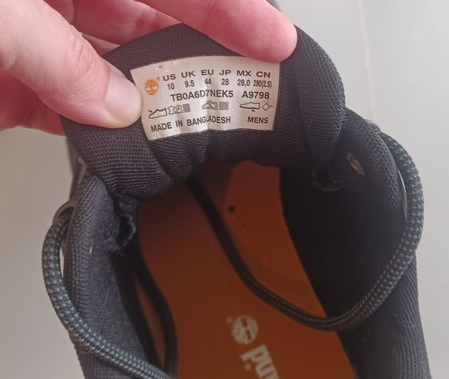 Botas Timberland hombre negras