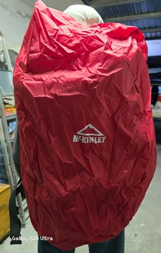 Zaino Trekking McKinley 110lt Rosso/Verde Oliva