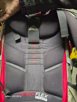 Zaino Trekking McKinley 110lt Rosso/Verde Oliva