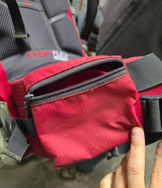 Zaino Trekking McKinley 110lt Rosso/Verde Oliva