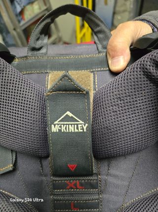 Zaino Trekking McKinley 110lt Rosso/Verde Oliva