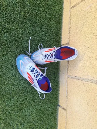 Zapatillas Fútbol Adidas F50 Tacos Azul/Blanco