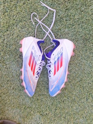 Zapatillas Fútbol Adidas F50 Tacos Azul/Blanco
