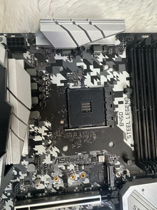 Placa Base ASRock B450 Steel Legend