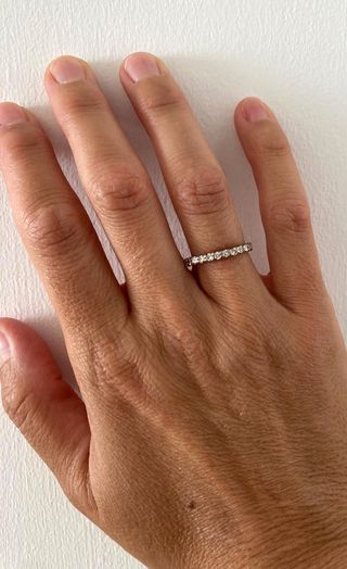 Anillo Vintage Oro 18k Diamantes