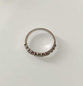 Anillo Vintage Oro 18k Diamantes