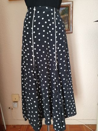 Falda flamenca lunares