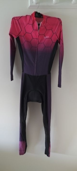 Traje ciclismo mujer largo talla 2xs.
