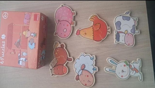 Puzzles de animales Goula 6 piezas