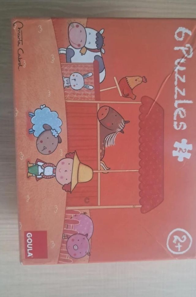 Puzzles de animales Goula 6 piezas
