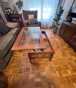 Mesa centro elevable