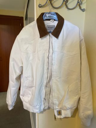 Chaqueta Carhartt Santa Fe Blanca y Marrón