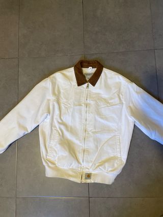Chaqueta Carhartt Santa Fe Blanca y Marrón