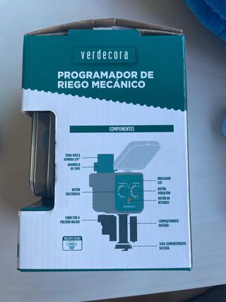 Programador de riego mecánico Verdecora