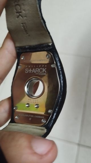 Reloj Philippe Starck fossil Aro Negro/Verde