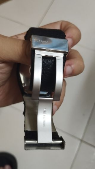 Reloj Philippe Starck fossil Aro Negro/Verde