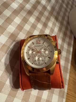 Reloj Viceroy Dorado y Marrón