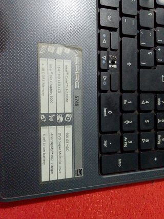 Ordenador portátil Acer Aspire 5140
