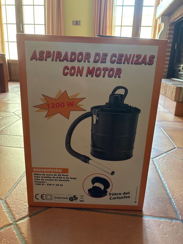 Aspirador de cenizas 1200W con motor