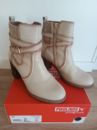 Botines Pikolinos Marfil Talla 37