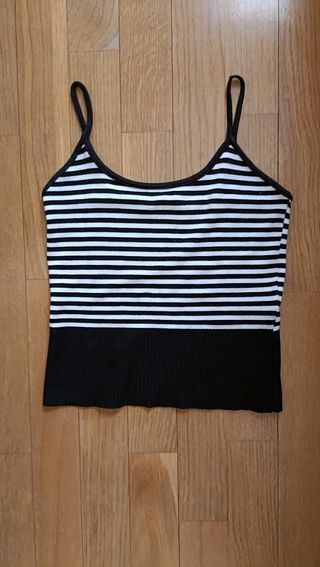 Conjunto punto (chaqueta y top) Opullence a rayas