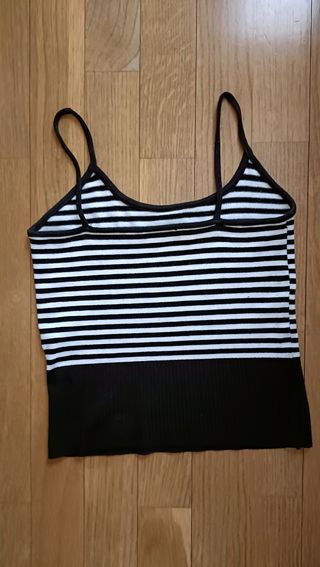 Conjunto punto (chaqueta y top) Opullence a rayas