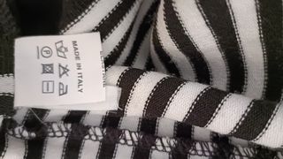 Conjunto punto (chaqueta y top) Opullence a rayas