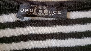 Conjunto punto (chaqueta y top) Opullence a rayas