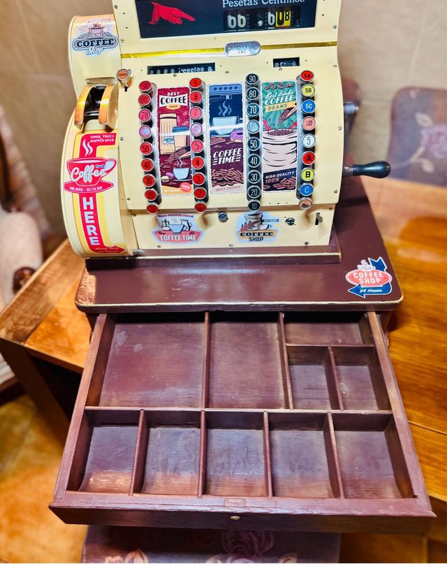 ￼ antigua máquina registradora National