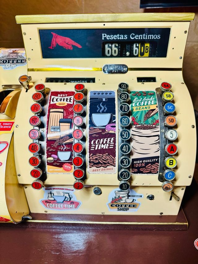 ￼ antigua máquina registradora National