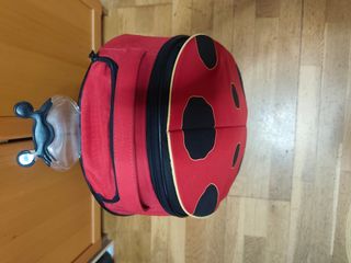Maleta y mochila infantil mariquita Sammies
