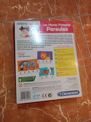 Juego Primeras Palabras Catalán Clementoni