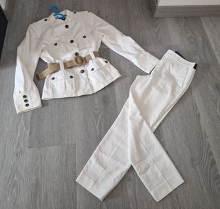 Traje de mujer blanco