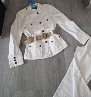 Traje de mujer blanco