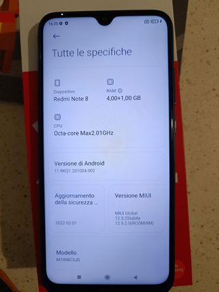 Xiaomi Redmi Note 8 Blu