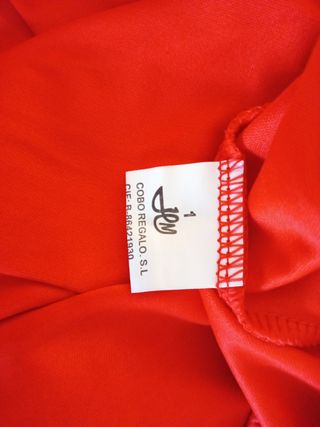 2 Faldas rojas de niña para flamenco