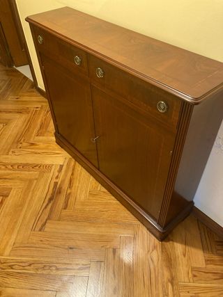 Mueble zapatero de madera