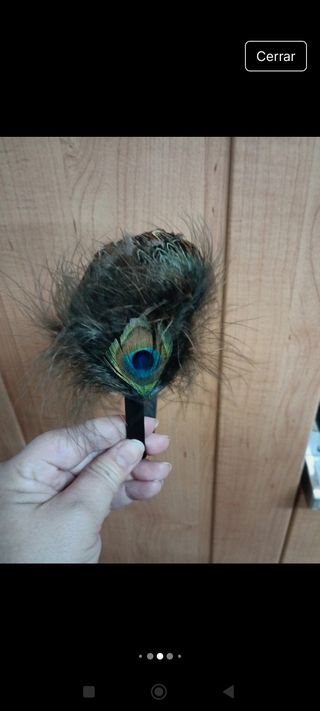 Diadema Plumas Pavo Real