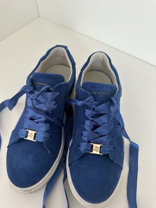 Sapatilhas Lion of Porches Azuis. Tamanho 34.