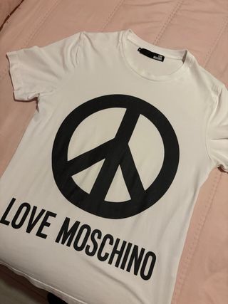 Camiseta Love Moschino Blanca Talla M